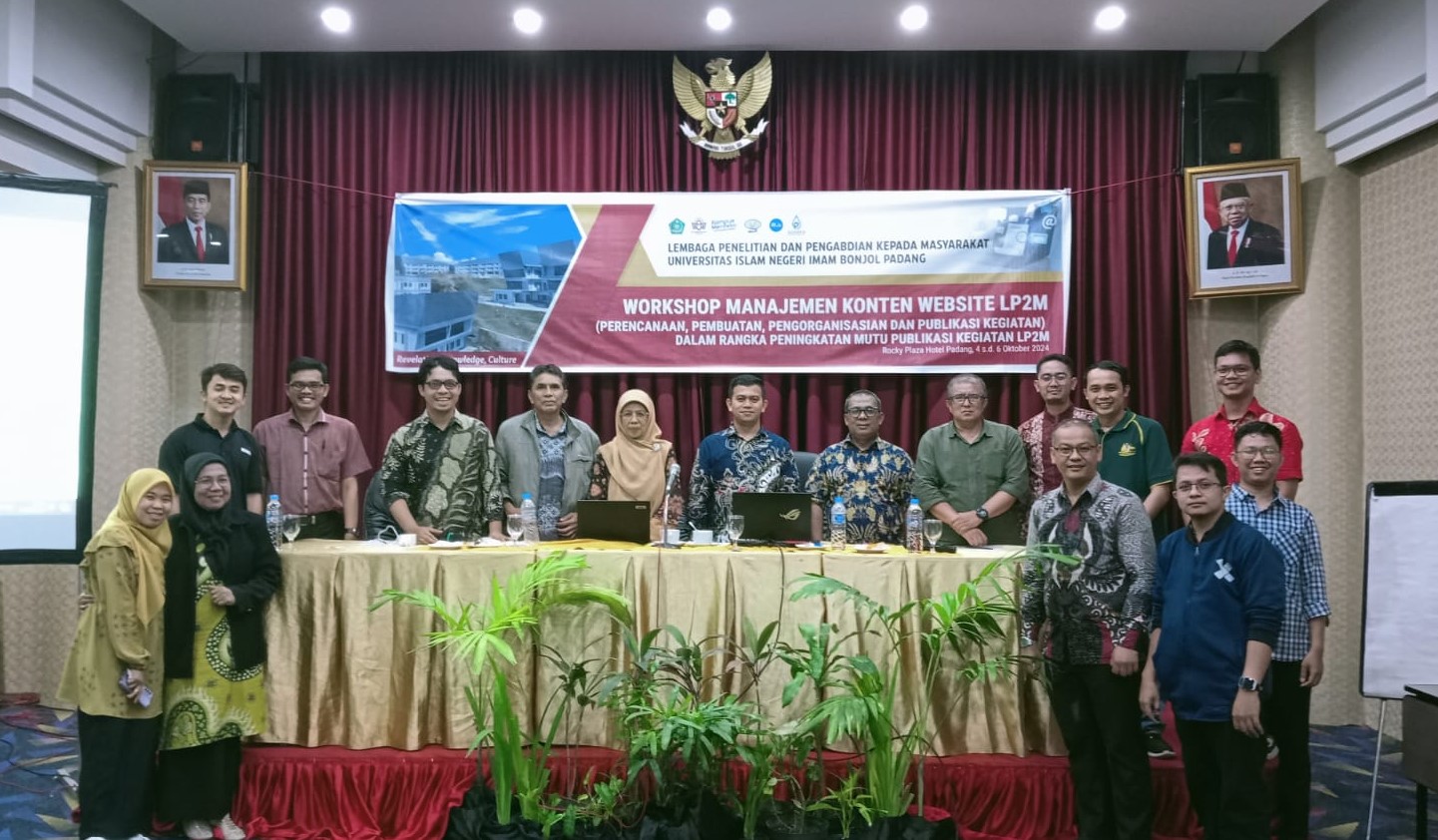 Workshop Manajemen Konten Website LP2M Universitas Islam Negeri Imam Bonjol